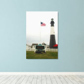 Station phare de Tybee Island toile Imprimer (Insitu (Plancher de Bois))
