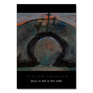 Station Quatorze, Jésus posé sur le tombeau, Carte