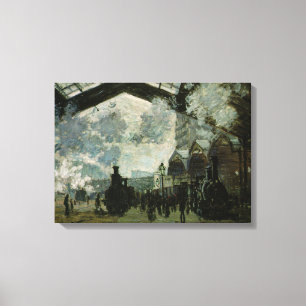 Station Saint Lazare door Claude Monet Canvas Afdruk