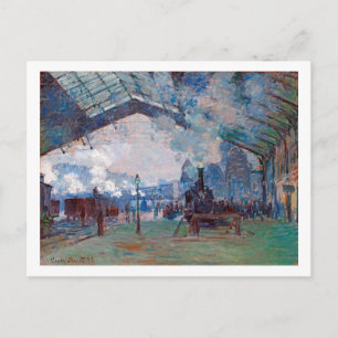 Station Saint-Lazare, Monet Briefkaart