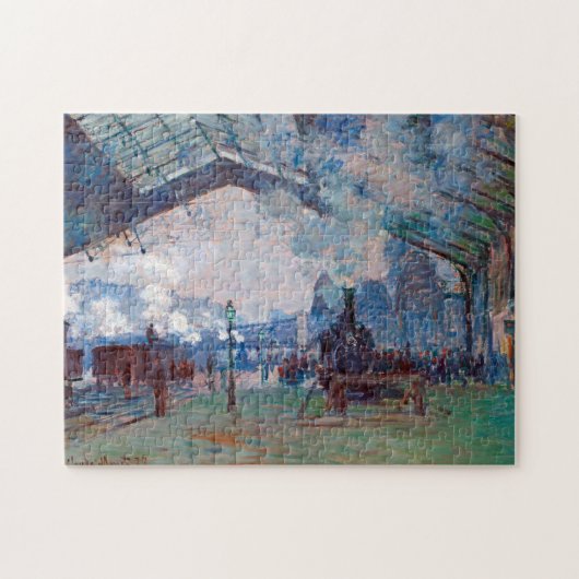 Station Saint-Lazare, Monet Legpuzzel (Horizontaal)