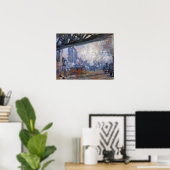 Station Saint Lazare Train door Claude Monet Poster (Thuiskantoor)