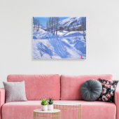 Station Ski Tignes 2009 Canvas Afdruk (Insitu (Woonkamer))