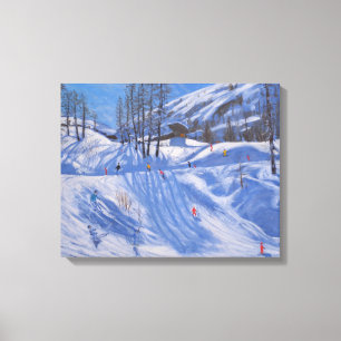 Station Ski Tignes 2009 Canvas Afdruk