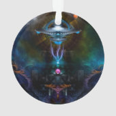 Station spatiale Ansarious Acrylique Ornement (dos)
