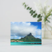 Station tropicale sur Bora Bora bar carte postale (Debout devant)