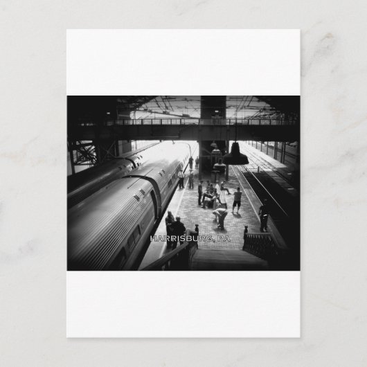 STATION UNION - Harrisburg, PA Briefkaart (Voorkant)