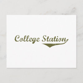 Station van College Revolutie naar shirten Briefkaart