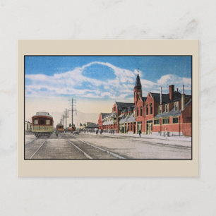 station van de Spoorwegunie Ogden Utah Briefkaart