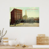 Station van de Unie, Pittsburgh PA 1910  Poster (Keuken)