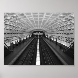 Station Washington DC Train Poster