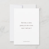 Station zeven, Jezus herfsten #2, gebeden Kaart (Achterkant)