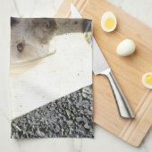 Stationair draaiende drager met vuil gezicht theedoek (Quarter Fold)