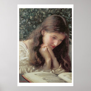 Stationair draaiende scheuren (w/c op papier) poster