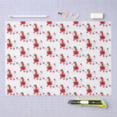 Stationair geperst voor de Feestdagen Tissuepapier (Craft)