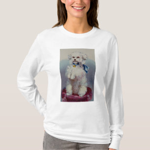 Stationair meetinstrument met blauw lint t-shirt