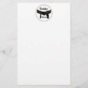 Stationaire artiesten, eerste graad zwart briefpapier