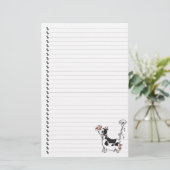 Stationaire Cartoon met Koe Briefpapier (Staand voorkant)