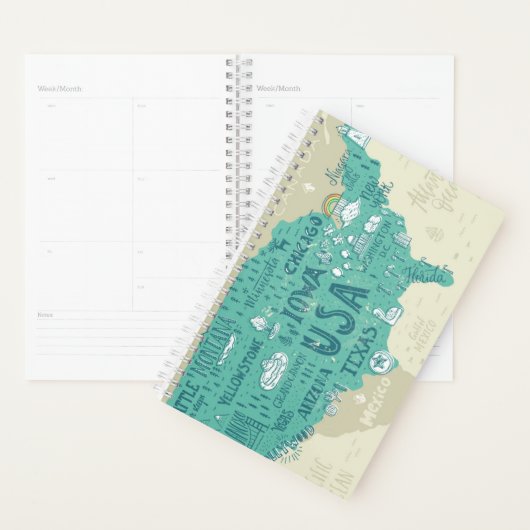 Stationaire kaart van de VS Planner (Display)