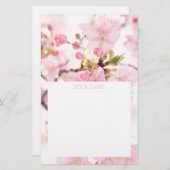STATIONEREN : CHERRY BLOSSOM BRANCH BRIEFPAPIER (Voorkant / Achterkant)