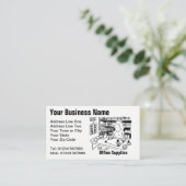 Stationers & kantoorbenodigdheden Cartoon Visiteka Visitekaartje (Staand voorkant)