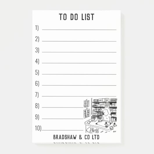 Stationerspoelwinkel aan personaliseren post-it® notes (Voorkant)