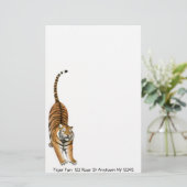  Stationery Bengal Tiger Briefpapier (Staand voorkant)