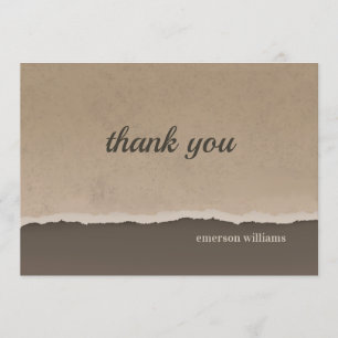 Stationery Coffee Torn Edges Kaart