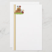 Stationery crème briefpapier (Voorkant / Achterkant)