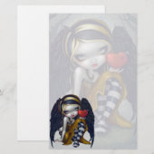 Stationery "Heart of Nails" Briefpapier (Voorkant / Achterkant)