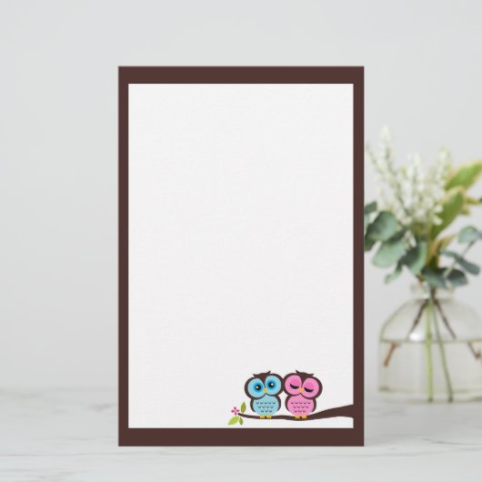 Stationery in eigendom briefpapier (Staand voorkant)