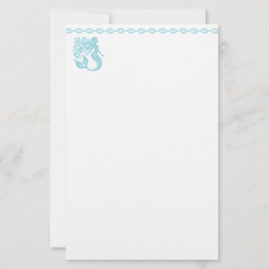 Stationery Mermaid Briefpapier (Voorkant)