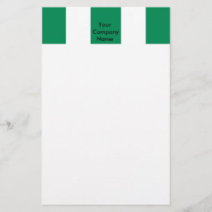 Stationery met de vlag van Nigeria Briefpapier