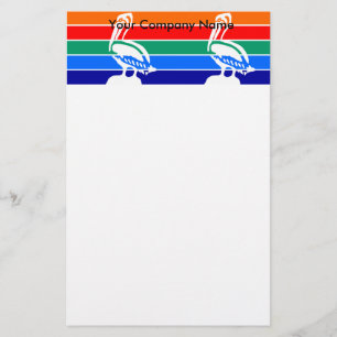 Stationery met Vlag van St. Petersburg, Florida Briefpapier
