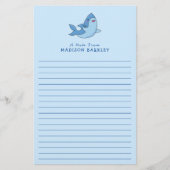 Stationery van Shark Kind Briefpapier (Voorkant)