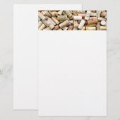 Stationery van wijnkurken briefpapier (Voorkant / Achterkant)