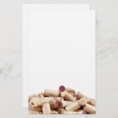 Stationery van wijnkurken briefpapier (Voorkant / Achterkant)