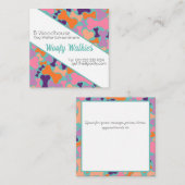 Stationery Vierkante Visitekaartje (Voorkant / Achterkant)