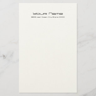 Stationery-viltpapier/crèmekleur Briefpapier