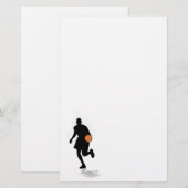 Stationery voor basketbalspeler briefpapier (Voorkant / Achterkant)
