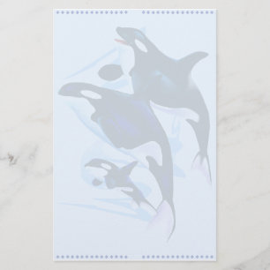 Stationery voor de familie Orca Briefpapier