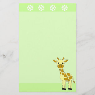 Stationery voor Giraffe Briefpapier