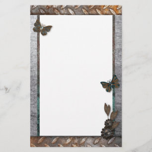 Stationery voor Iron Butterfly Garden Briefpapier