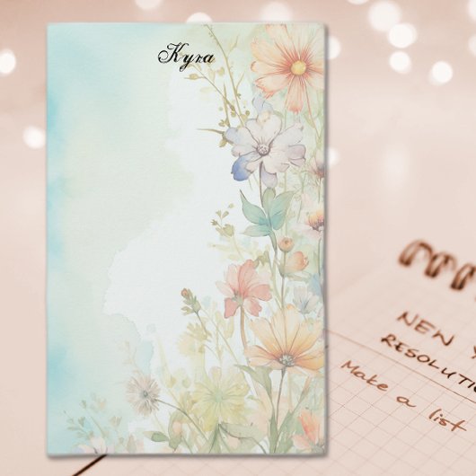 Stationery voor lentebloemen briefpapier