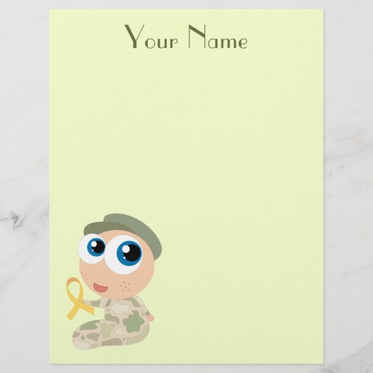 Stationery voor speciale Kinder militaire klinieke (Voorkant)