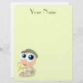 Stationery voor speciale Kinder militaire klinieke (Voorkant / Achterkant)