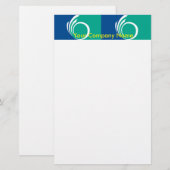 Stationery with Flag of Ottawa, Canada Briefpapier (Voorkant / Achterkant)