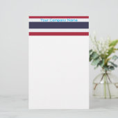Stationery with Flag of Thailand Briefpapier (Staand voorkant)