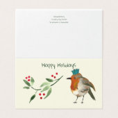 Stationnaire de vacances pour les oiseaux d'hiver (Outside Unfolded)