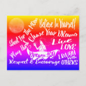 Stations de devis Inspirationnelles @ carte postal (Devant)